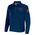 thumbnail image 2 of Men's NFL x Darius Rucker Collection by Fanatics Navy Chicago Bears Canvas Button-Up Shirt Jacket, 2 of 3