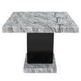 thumbnail image 6 of New Classic Furniture Lyra 5-Piece Wood Dining Table Set in Gray, 6 of 14