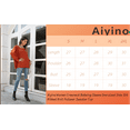 thumbnail image 5 of Aiyino Women Crewneck Batwing Sleeve Oversized Side Slit Ribbed Knit Pullover Sweater Top, 5 of 5
