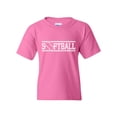 thumbnail image 1 of Normal is Boring - Big Girls T-Shirts and Tank Tops, up to Big Girls Size 24 - Softball with Ball, 1 of 5