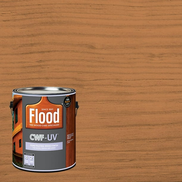 Flood CWFUV® Exterior Wood Stain, Transparent Cedar, 1 Gallon