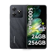 Blackview WAVE 8 Unlocked Smartphone - 5000mAh Battery,24GB+256GB/2TB,4G Octa-Core Cell Phone,13MP Camera,6.56" 90Hz HD+ Display,GPS/OTG,Fingerprint/Face ID Mobile Phones,Black