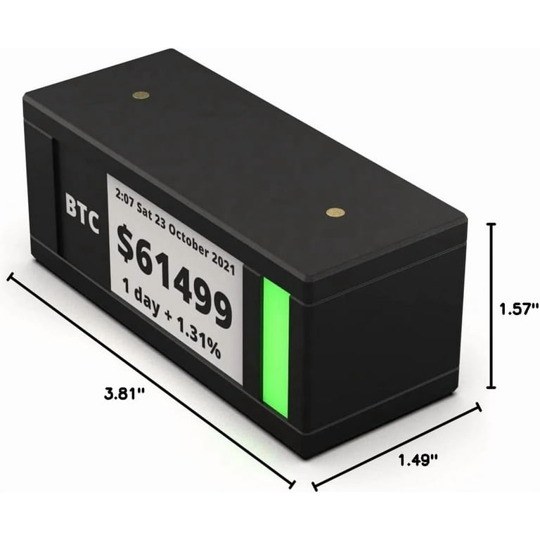 TickrMeter, Real-Time Stock and Crypto Ticker Display, Model
