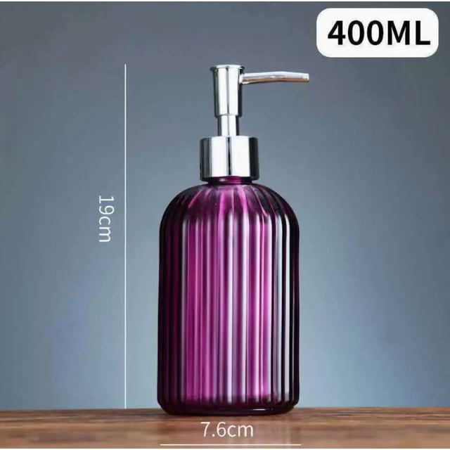Desinfectante de manos, botella de champú, botella de gel de ducha for baño de estilo europeo, botella de cosméticos tipo empuje