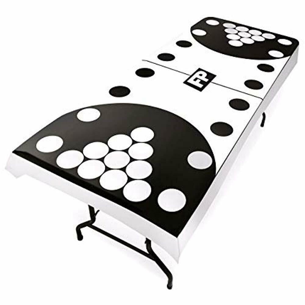 Drinking Games Table Cover, Booklet And Two Ping Pong