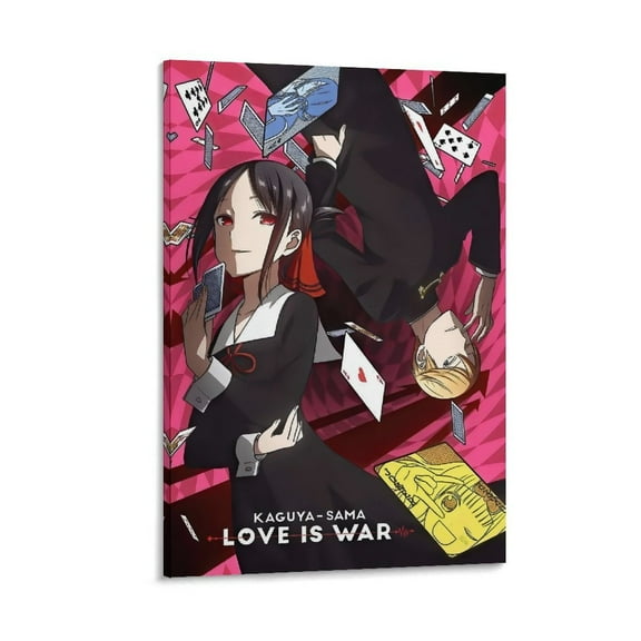 2019 Anime Television Series Kaguya-sama Love Is War Poster Posters Wall Art Painting Canvas Gift Living Room Prints Bedroom Decor Poster Artworks 20x30inch(50x75cm)