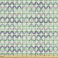 thumbnail image 2 of Ambesonne Purple Fabric by the Yard Upholstery, Pastel Colored Wavy Lines, 1 Yard, Pale Mauve Lilac, 2 of 5