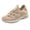 Khaki, variant on Orthopedic Walking Shoes for Women Breathable Mesh Slip on Wide Shoes Arch Support Lightweight Antislip Casual Sneakers Black Size 8.5