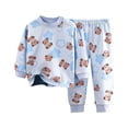 thumbnail image 4 of TAmten Toddler Baby Girl Fall Winter Clothes 2T 3T 4T 5T Outfits Long Sleeve Knitted Cotton Tops Pants Clothes Set Toddler Gift 3 6 12 18 24 Months Size 4-5 Years, 4 of 4