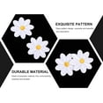 thumbnail image 4 of ELAYARD 30-Pack White Daisy Flower Iron-On Embroidered Applique Patches for Clothing, Jackets, Hats, and Craft Decoration, 4 of 4