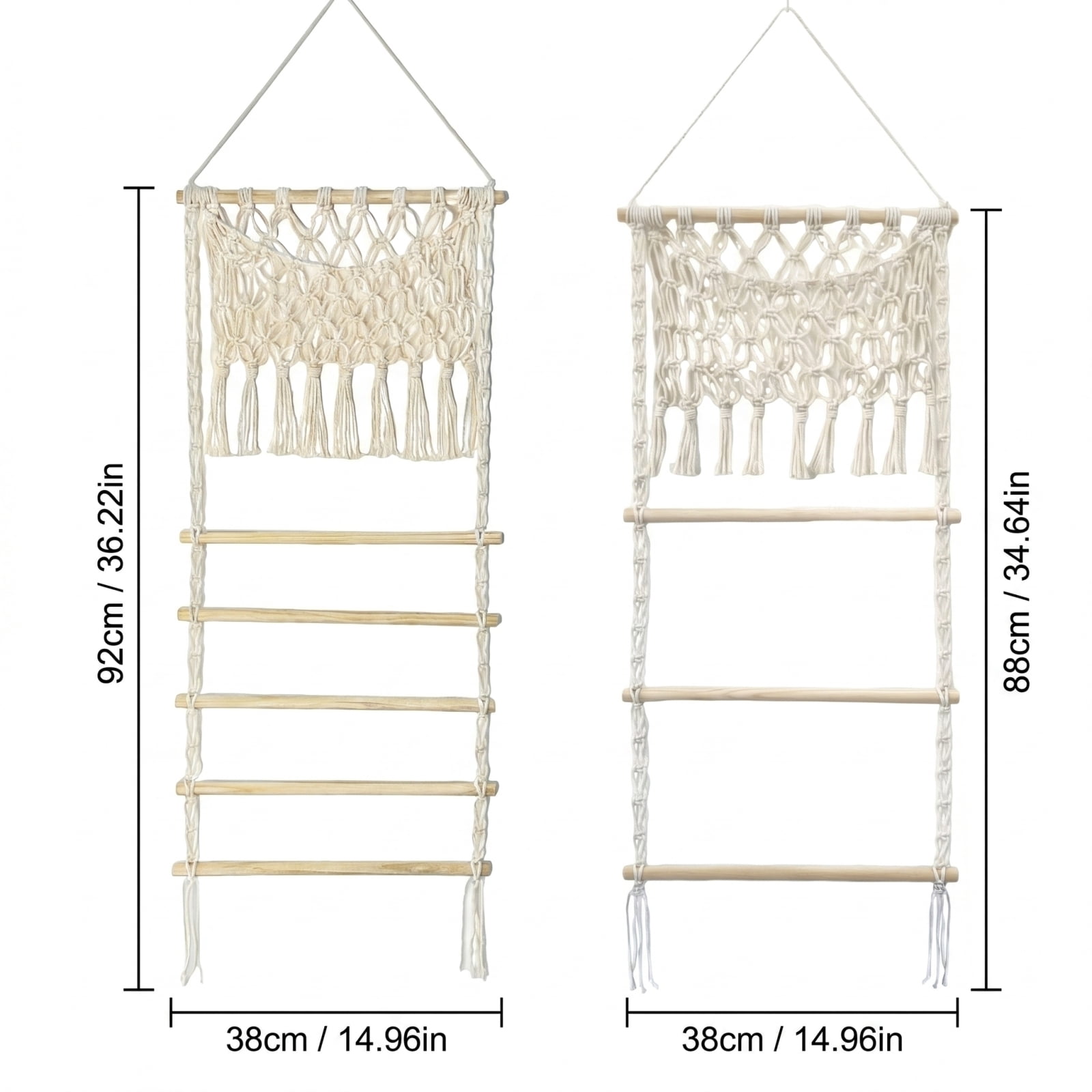Headband Holder Hair Bow Organizer for Girls,Macrame Bow Holder Hair Accessories Organizer Storage Large Capacity Wall Hanging for Girl Room Decor , A