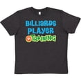 thumbnail image 3 of Inktastic Billiards player in training Youth T-Shirt, 3 of 5