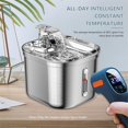 thumbnail image 4 of 6 filtros para fuentes para mascotas, fuente de agua automática con arranque y parada para perros y gatos, filtros para beber, fuente de flores, dispensador de agua para mascotas, ahorra energía, 4 of 5