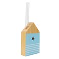 thumbnail image 2 of Tubo de ensayo pastoral de madera, insertador de flores de vidrio, decoración de escritorio pequeña (anillo de natación TT-04), 2 of 8