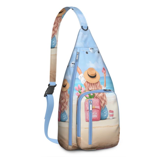 Journey Friendly Sling Backpack - Lightweight Waterproof Shoulder Bag for Travel, Commute & Daily Adventures