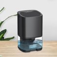 thumbnail image 1 of Air Dehumidifier,Mini Small Electric Dehumidifier Water Tank,Portable Premium Dehumidifier and Air Purifier,Quiet Electric Dehumidifier with Auto Shut Off,1L Capacity Air Dryer with Black perfecl Deshumidificador de aire, 1 of 8
