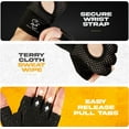 thumbnail image 2 of Special Essentials Weightlifting Gloves - Fingerless Gym Gloves with Non-Slip Padding, 2 of 6