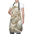 thumbnail image 3 of Uemuo Starfish and Sea Shells Pattern Waterproof Apron Adjustable Dishwasher Apron- Apron for Women Men Heavy Duty Work Apron for Dishwashing Chemical Lab, 3 of 9