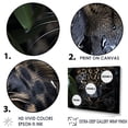 thumbnail image 3 of Designart "Captivating Leopard In Candid Jungle I" Animals Leopard Floater Framed Canvas Art Print, 3 of 5