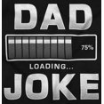 thumbnail image 2 of Dad Joke Loading Corny Father Humor Men's Big & Tall Graphic Hoodie Brisco Brands 4X, 2 of 5