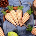 thumbnail image 5 of Pancarta de zanahoria de Pascua, guirnalda de zanahoria y conejo, adorno vegetal de pared de tela para decoración de ventana, chimenea, pared de fiesta, 5 of 5
