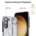 thumbnail image 3 of Allytechgroup for Samsung Galaxy S25+ Case, Premium PU Leather Shockproof Ring Holder Kickstand Hand Strap Drop Protection Stylish Phone Case for Samsung Galaxy S25+ Plus, Silver, 3 of 8