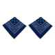 thumbnail image 3 of Eigraketly Pañuelo cuadrado Unisex a la moda, pañuelo con estampado de Paisley, pañuelo para la cabeza, accesorios para pañuelos, regalos, Azul oscuro 2Conjunto, 3 of 6