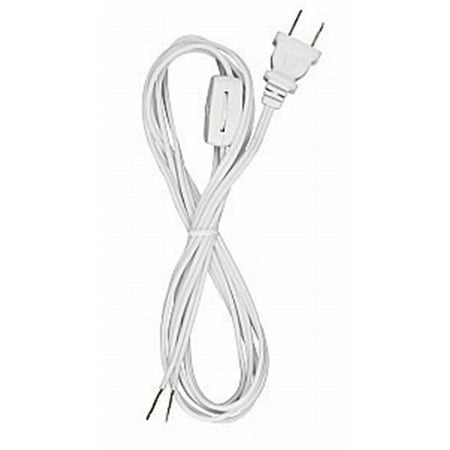 

Satco 90-1581 - 8FT. WHITE W/SWITCH SPT/1