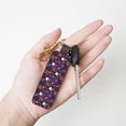 thumbnail image 4 of Wukai Halloween Sweet Candy Print Leather Car Keychain, Universal Key Fob Keychain, Leather Key Chain Holder for Men and Women,360 Degree Rotatable, 4 of 5
