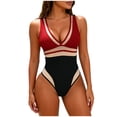 thumbnail image 2 of Roncen High Waisted Bikini Sets for Women Tummy Control Swimsuits 3 Piece Bathing Suits Neon Swimwear with Skirt 2026, 2 of 5