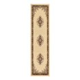 thumbnail image 3 of Unique Loom Reza Collection Area Rug - Washington (2' x 8' 2" Runner Ivory/Black), 3 of 7