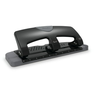 AFMAT 3 Hole Puncher, Electric and Battery Powered Hole Punch, 20 Sheet  Capacity, Reduced Effort, Black