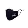 Reusable Black Printed Face Protective Gear (5 Pack)