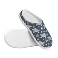 thumbnail image 3 of KLL Turtle Pattern Adult Unisex Cozy Slippers,Fuzzy Slip-on Slippers TPR Sole Slippers Comfort Plush Home Footwear for Indoor & Outdoor-11, 3 of 7