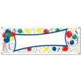 thumbnail image 2 of Party Central Club Pack of 12 Multi-Color Traditional Balloon with Confetti Banners 60", 2 of 2