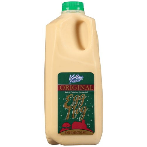 Valley Farms Original Eggnog, Half Gallon