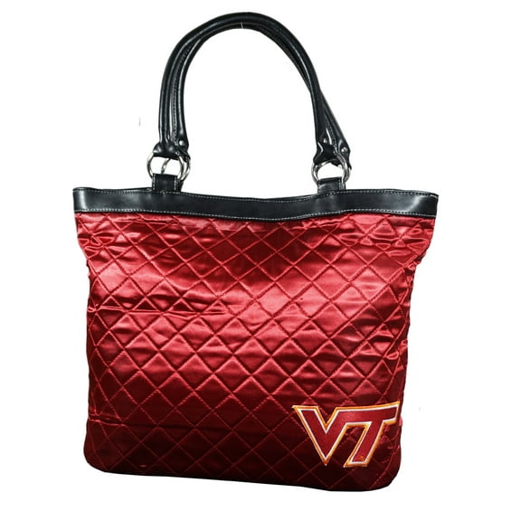 Virginia-Tech-Hokie's Quilted Tote Bag Purse - 16" x 5.5" x 12"