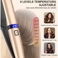 thumbnail image 4 of Plancha De Cabello Profesional De Para Pelo Color Dorado, 4 of 4