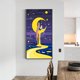 thumbnail image 1 of Cuadros Decorativos 5D Kit Rhinestone DIY Girl on Moon Full Round Drill Diamond Painting Craft Ndcxsfigh Nuevos Originales, 1 of 9
