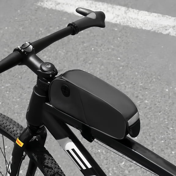 Rhinowalk Bike Top Tube Bag 1L Bike Frame Bag With Magnetic Flap Fully And Stable Frame Bag Cycling Accessories For Road Mountain Bikes
