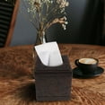 thumbnail image 4 of unbranded Pañuelos Cuadrado De Cuero Marrón Práctico Y Sofisticado Para Cuarto Y, 4 of 6
