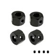 thumbnail image 2 of Adaptador Hexagonal de Cubo de Rueda Combinador de Metal de 40 Piezas de 5 mm Una 12 mm para D12 C14 C24 B14 B16 MN D90 D91 RC Coche Piezas de Actualización, Negro, 2 of 5