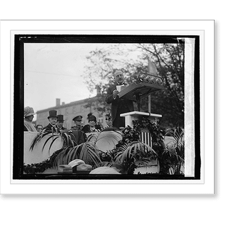 Historic Print, Amb. Pueyrredon at unveiling of Gen. San Martin statue, [10/28/25], 16" x 20"