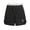 j18-Black, variant on Men Shorts Father's Day Gifts Summer Casual Solid Color Mid Waist Elastic Band Bermuda Male Loose Comfortable Breathable Versatile Fashion Soft Lightweight Daily Beach Shorts,L