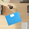 thumbnail image 1 of Meiiso Blue Polyethylene File - Label Pockets & Snaps, Large Inventory Clearance Flash Purchase, 1 of 9