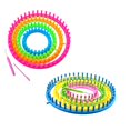 thumbnail image 1 of de Telar de Plástico, Herramienta de de Punto, Kit de Sombrero de Clavija Circular, Calcetín+ Hugo telar de tejer, 1 of 10