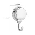 thumbnail image 5 of Suction Cup Hooks, Silver-Plated for Timeless Style, Perfect for Quick and Reliable Mounting, 5 of 5