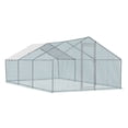 thumbnail image 5 of 20 x 10 ft Large Metal Chicken Coop, Walk-in Poultry Cage Chicken Hen Run House with Waterproof Cover, Rabbits Cats Dogs Farm Pen for Outdoor Backyard Farm Garden, 5 of 7