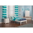 thumbnail image 4 of Leo & Lacey Richmond Twin XL Solid Wood Platform Bed in White, 4 of 5