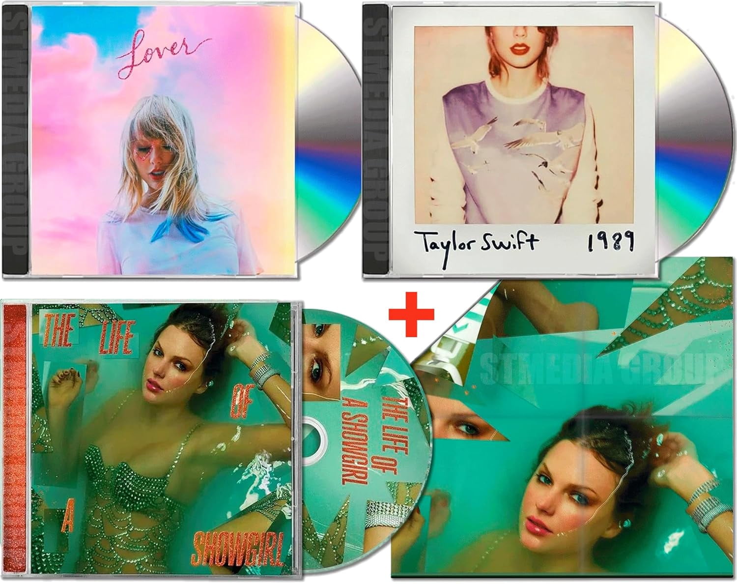 Taylor Swift The Life of a Showgirl CD Hand Signed Photo 12 Tracks